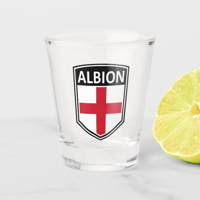 Verre A Shot National - Albion (Devant)