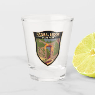 Verre A Shot Natural Bridge State Park Virginia Vintage