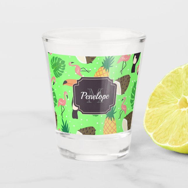 Verre A Shot Nature tropicale (Devant)