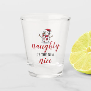 Verre A Shot Naughty Est Le Nouvel Homme De Neige Nice Noël