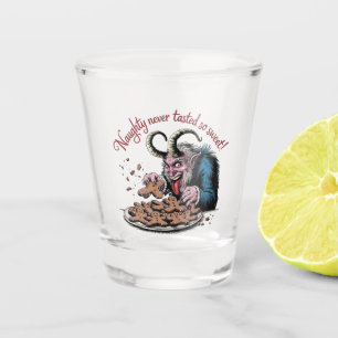Verre A Shot Naughty Krampus Design de Noël