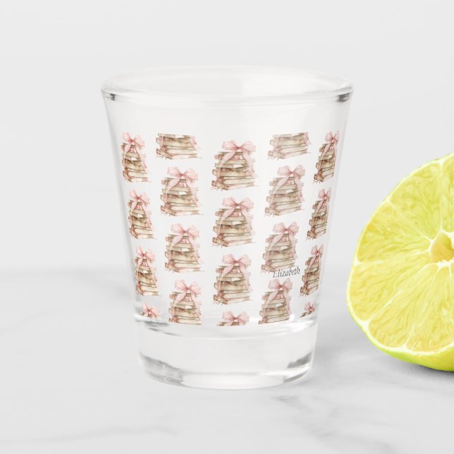 Verre A Shot New Chapter Pink Bow Stripes (Devant)