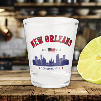 Verre A Shot New Orleans Travel Collectible Shot Glass