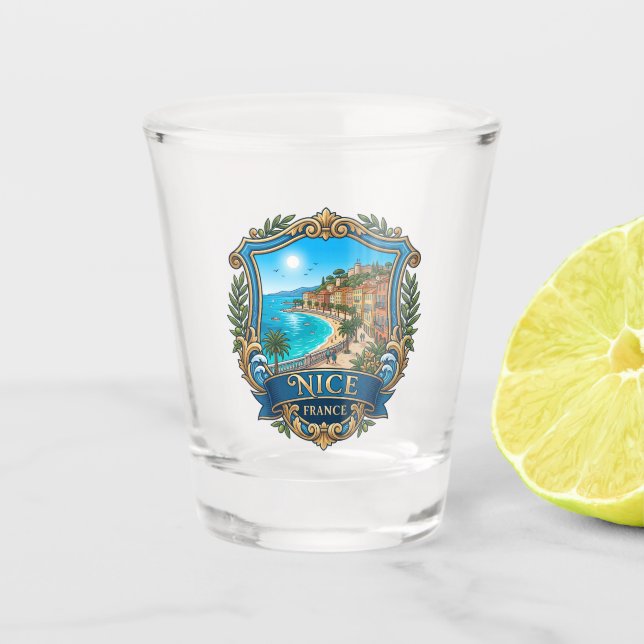 Verre A Shot Nice France (Devant)