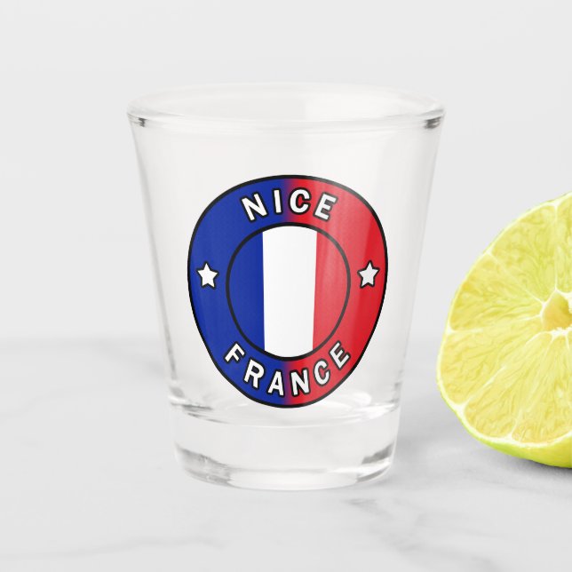Verre A Shot Nice France (Devant)