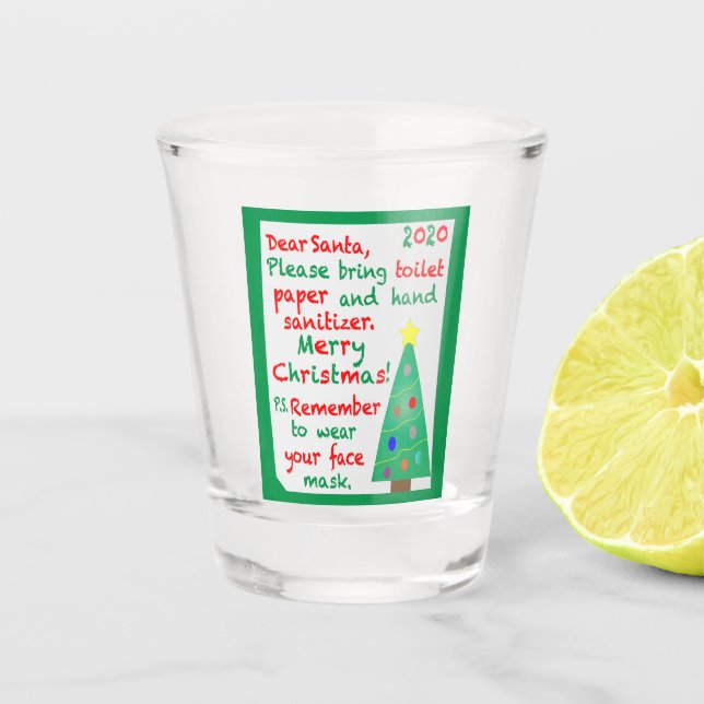 Verre A Shot Noël 2020 en mémoire (Devant)