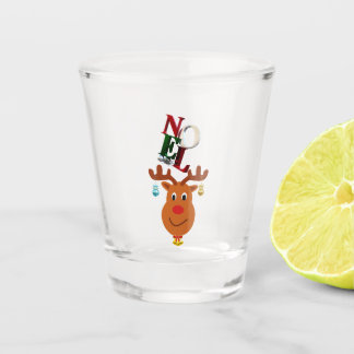 Verre A Shot Noel Deer Bells Bauble Rudolf Snowflakes Noël