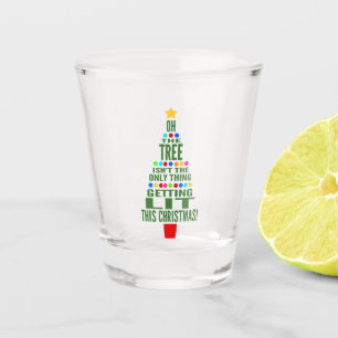 Verre A Shot Noël drôle Obtenir un Humour de vacances faible