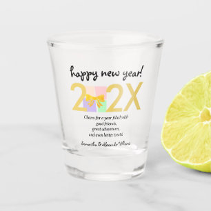 Verre A Shot Nœud de boîte-cadeau de fête élégante pour la Sain