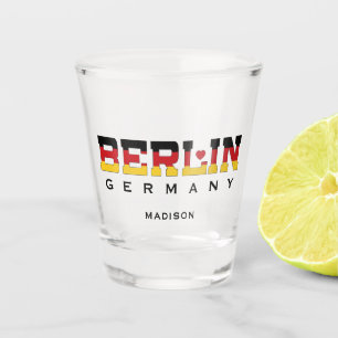 Verre A Shot Nom personnalisé Berlin Allemagne