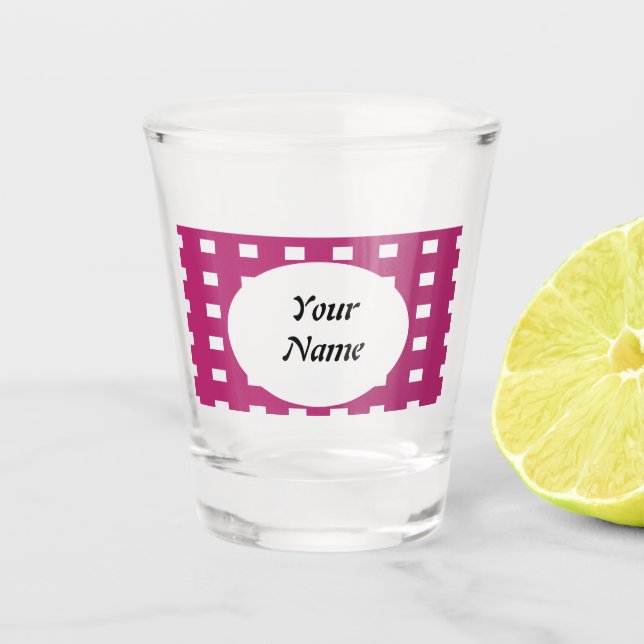 Verre A Shot Nom personnalisé cadeau article café Mug (Devant)