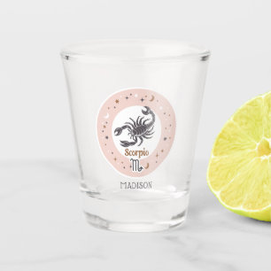 Verre A Shot Nom personnalisé Scorpion SIGNE Zodiaque