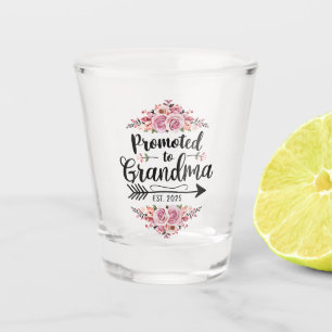 Verre A Shot Nommée Grand-mère 2025 Annonce de grossesse