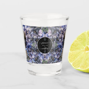 Verre A Shot Noms de Couple Classiques Floraux Noirs Humeur Mar