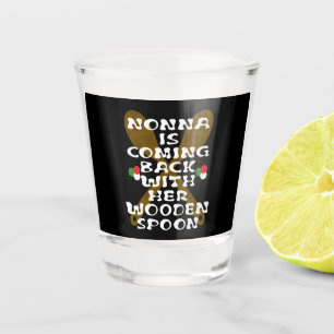 Verre A Shot Nonna Revient Avec Sa Cuillère En Bois