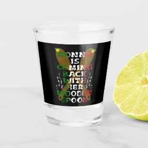 Verre A Shot Nonna Revient Avec Sa Cuillère En Bois