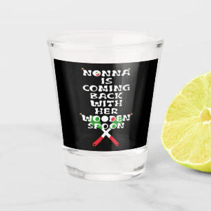 Verre A Shot Nonna Revient Avec Sa Cuillère En Bois