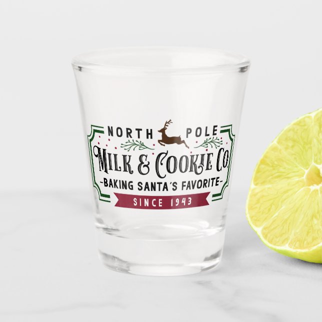Verre A Shot North Pole Milk & Cookie Co. (Devant)