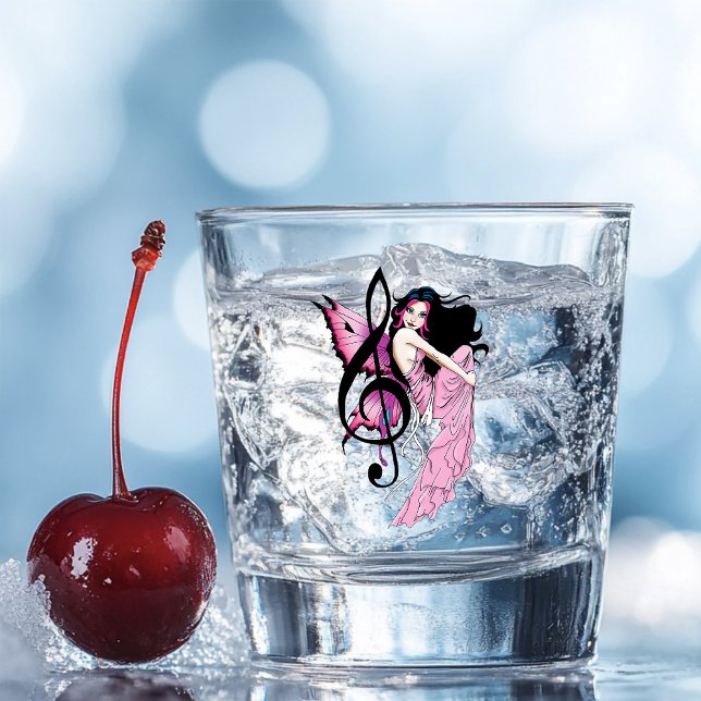 Verre A Shot Note de Musique Fantaisie Fée Rose Bleu Fantastiqu (Créateur téléchargé)