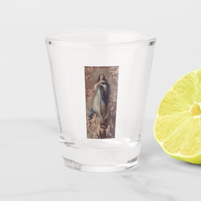 Verre A Shot Notre-Dame de l'Immaculée Conception Art (Devant)