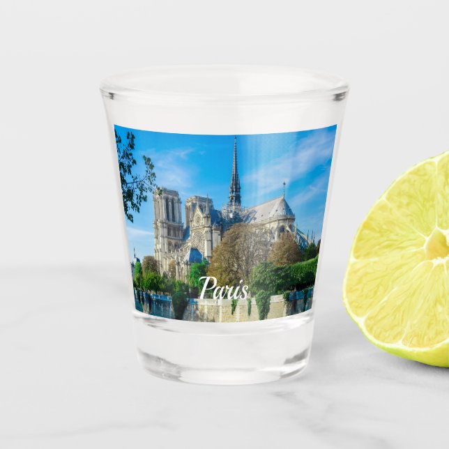 Verre A Shot Notre Dame de Paris en France (Devant)