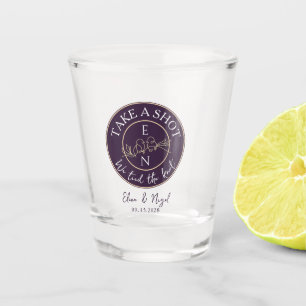 Verre A Shot Nous avons noué le nœud mariage