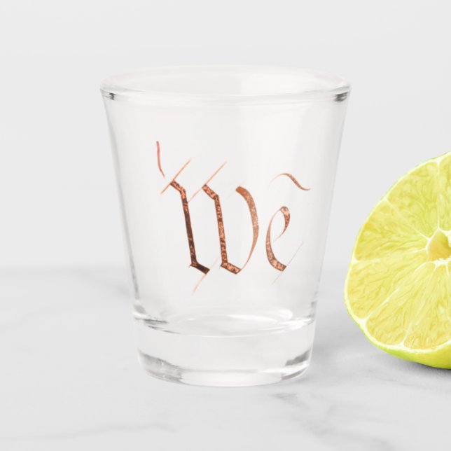 Verre A Shot Nous : le Peuple (Devant)