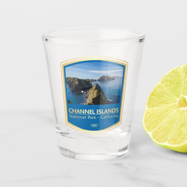 Verre A Shot NP des îles Anglo-Normandes (PF1) (Devant)