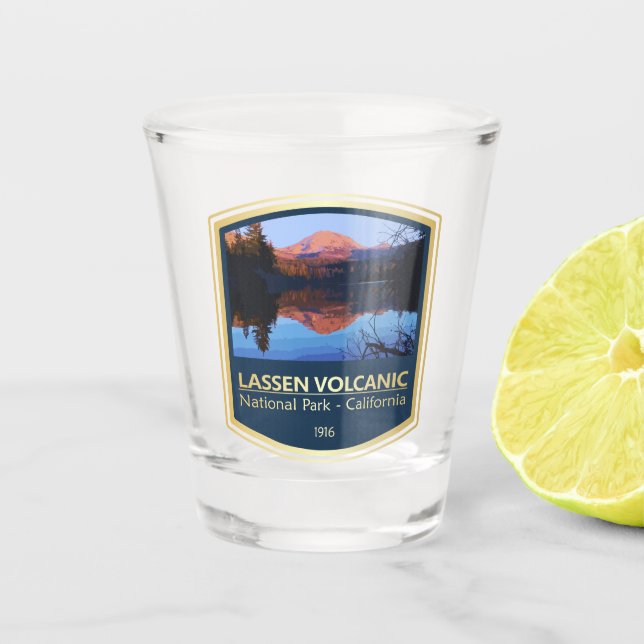 Verre A Shot NP volcanique de Lassen (PF1) (Devant)