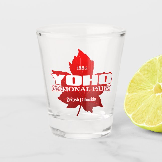 Verre A Shot NP Yoho (feuille d'érable) (Devant)