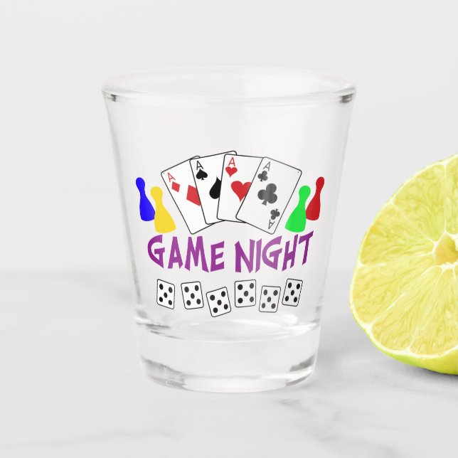 Verre A Shot Nuit du jeu (Devant)