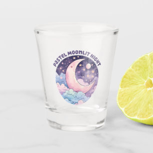 Verre A Shot Nuit Pastel Moonlit - Dreamcent Crescent Moon