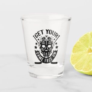 Verre A Shot Obtenez Votre Face De Jeu Sur Le Hockey