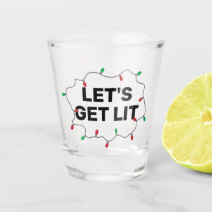 Verre A Shot Obtenons Lit Drôle Citation Noël