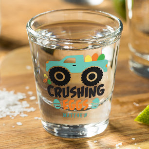 Verre A Shot OEufs de broyage Cool Moderne Pâques Nom du camion