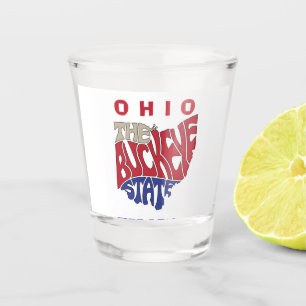 Verre A Shot Ohio surnom Word Art