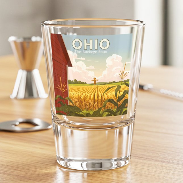 Verre A Shot Ohio vintage (Créateur téléchargé)