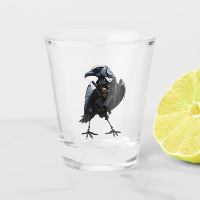 Verre A Shot Oiseau robotique (Devant)