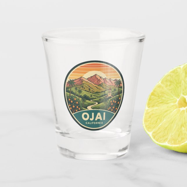 Verre A Shot Ojai Californie (Devant)