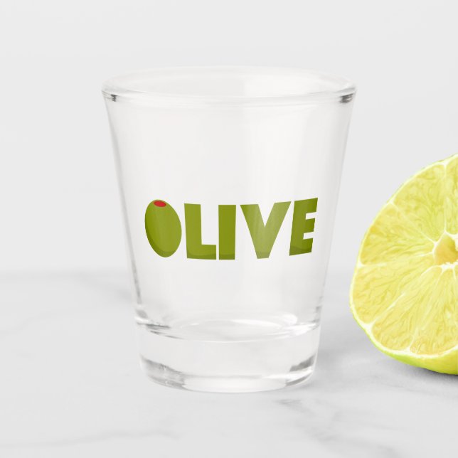 Verre A Shot Olive (Devant)