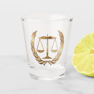 Verre A Shot Or d'avocat