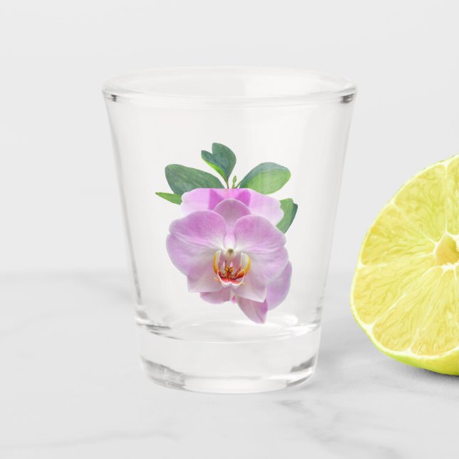 Verre A Shot Orchidées pourpres (Devant)