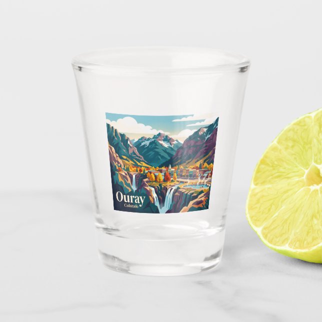 Verre A Shot Ouray Colorado (Devant)
