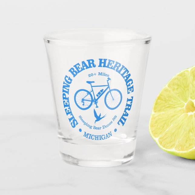 Verre A Shot Ours couché HT (cyclisme) (Devant)