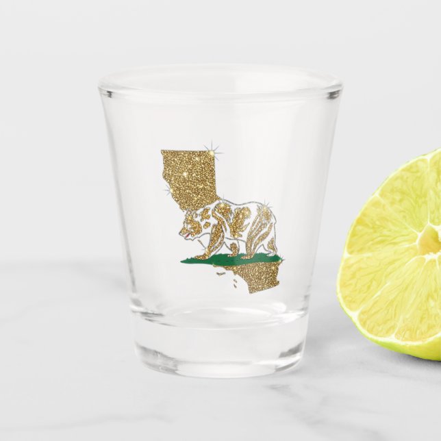 Verre A Shot Ours de Californie (Devant)