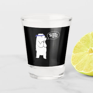 Verre A Shot Ours De Glace Croit En Vous Ours Polaire Lover