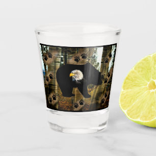 Verre A Shot Ours noir