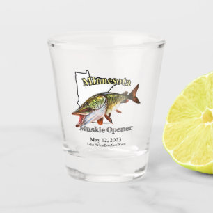 Verre A Shot Ouvrage personnalisé de mousseux du Minnesota