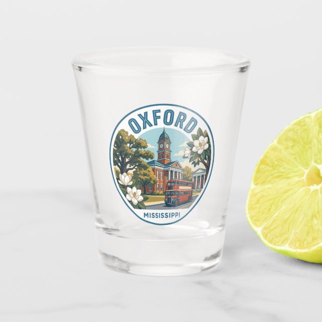 Verre A Shot Oxford Mississippi (Devant)