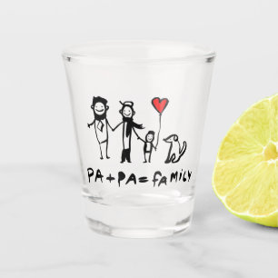 Verre A Shot Pa + Pa = Famille